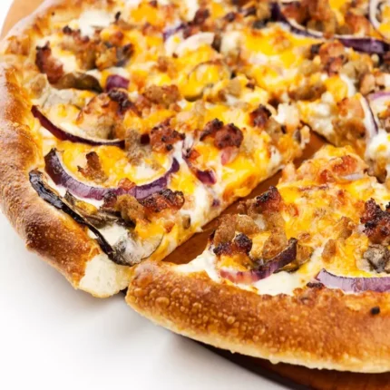 Bacon Cheese Burger Pizza